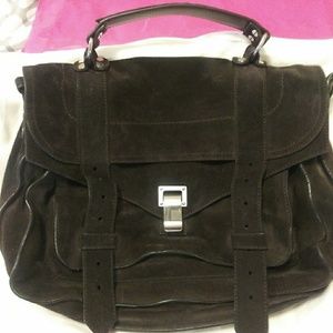 Designer Black Suede Purse